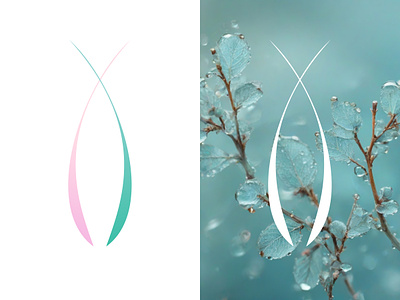 Logo «Water of Life» branding eco green illustrator label logo logodesigner logoinspirations natural nature water
