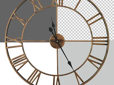 Background removal & clipping path for clock backgroundremoval clippingpath clock clock clipping path clock image creativedesing design ecommerceimages graphic design imagediting
