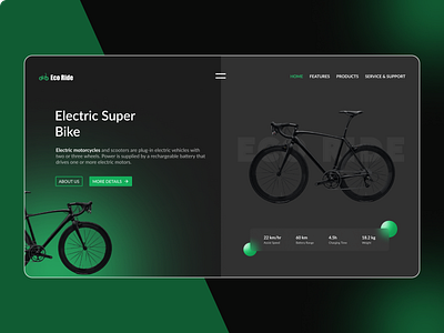 E-Bike 3d animation app branding dashboard design graphic design illustration logo ui
