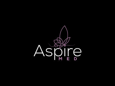 Aspire Med Logo 3d logo brand logo branding design eyecatching logo graphic design icon logo iconic lettering lettermark logo modern monimalist retro typography vector versatile vintage