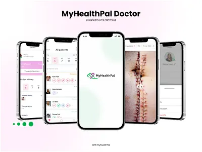 Health app ai app doctor figma health image patient ui wound