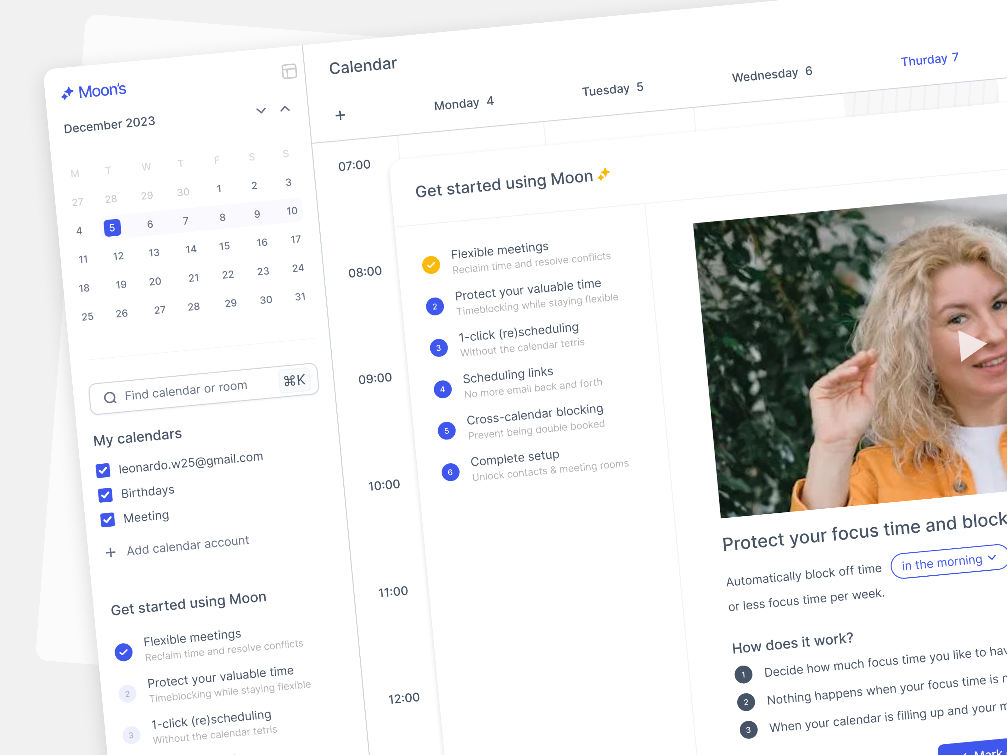 Moon-Calendar Apps apps calendar dashboard management saas ui uiux ux