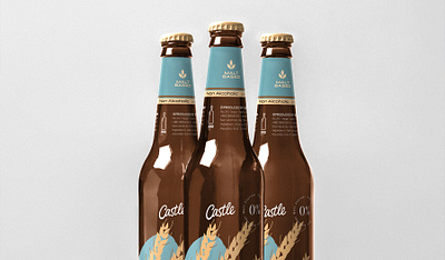 Castle - Malt-based Drinks brand identity branding graphic design packaging