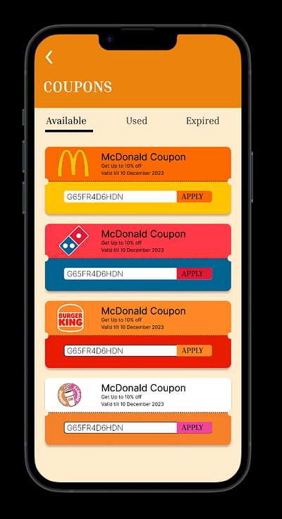 Daily UI challenge Day61/100 Created a Coupon Code UI ui