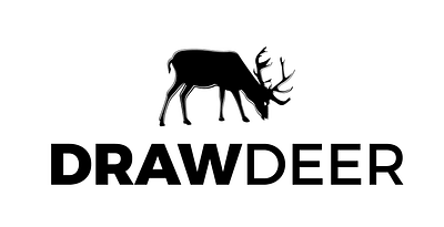 DrawDeer branding design flat graphic design logo vector