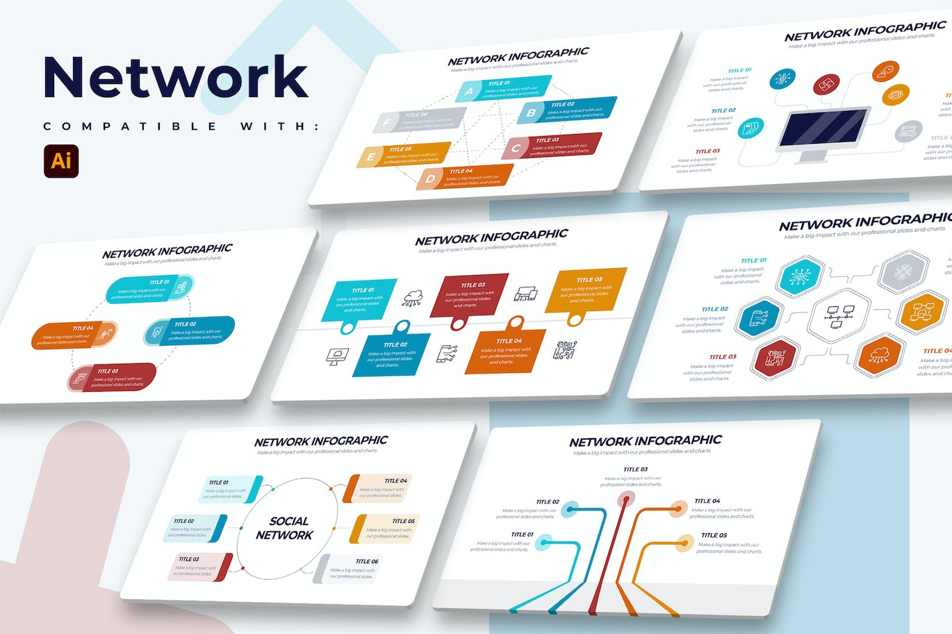 Business Network Illustrator Infographics analytics annual report chart data data analysis data vis data visualisation data visualization data viz dataviz graph info graphics infographic infographic elements infographics information powerpoint powerpoint presentation stats ui