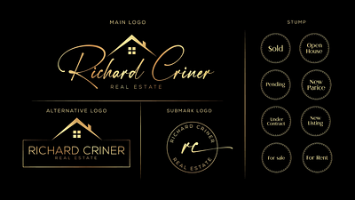 luxury Real Estate Logo design construction