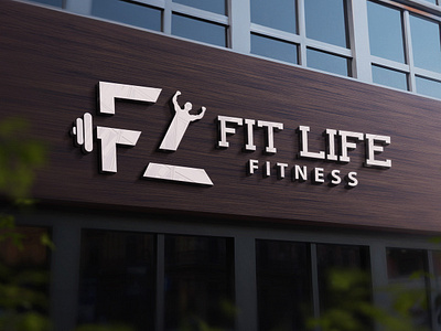 Fit Life Fitness (Gym Brand Identity) 3d logo design brand identity branding designer graphic design gym gym branding gym design gym logo jackpotcreatives logo deisgn nabeelakhtarpk nabeeljackpot