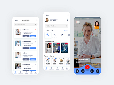 Doctor Appointment App app app design appointment booking design doctor doctor app case study doctor app medical medical app mobile app mobile ui ui ui ux