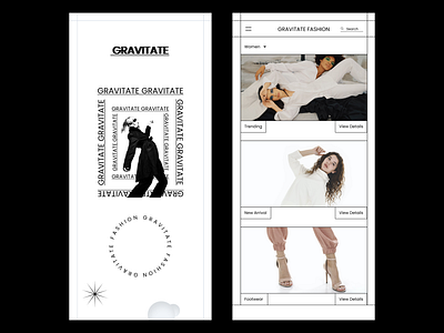 Gravitate - E-Commerce Mob App figma mobile app design ui ux design