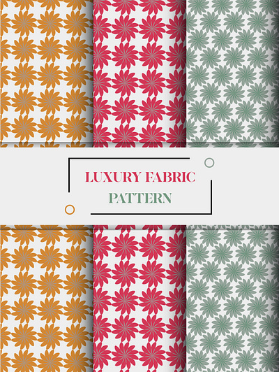 Luxury Fabric Pattern Design vector pattern design