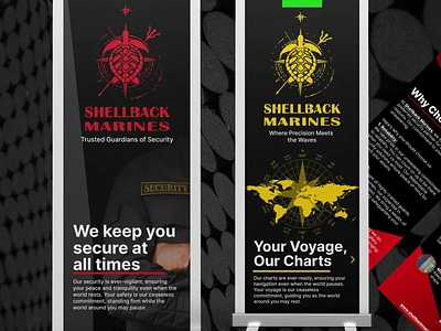 Boucher: A Unified Brand Experience for Shellback Marines branding brochure design figma flyers illustration typography ui ux