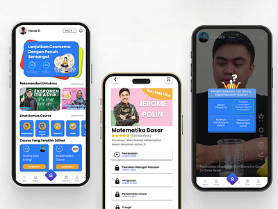 Education App "Pelajari" ui