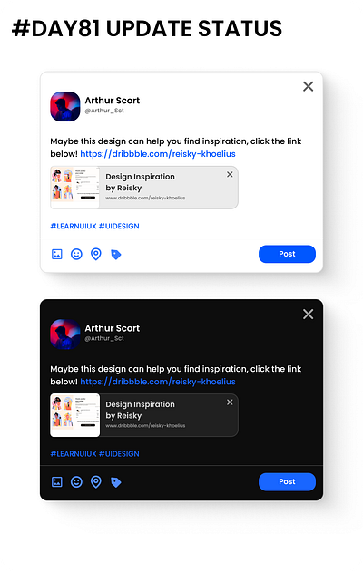 #DAY 81 UPDATE STATUS animation branding challenge dailyui design graphic design illustration logo ui uiux update status