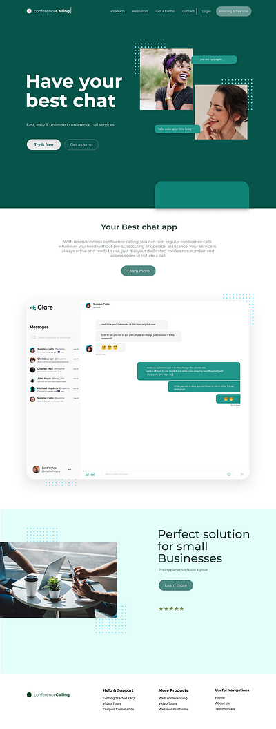 Conference calling app .. app app design behance design figma graphic design portfolio website product design ui ui design uiux design web web developer web development web ui webdesign webflow