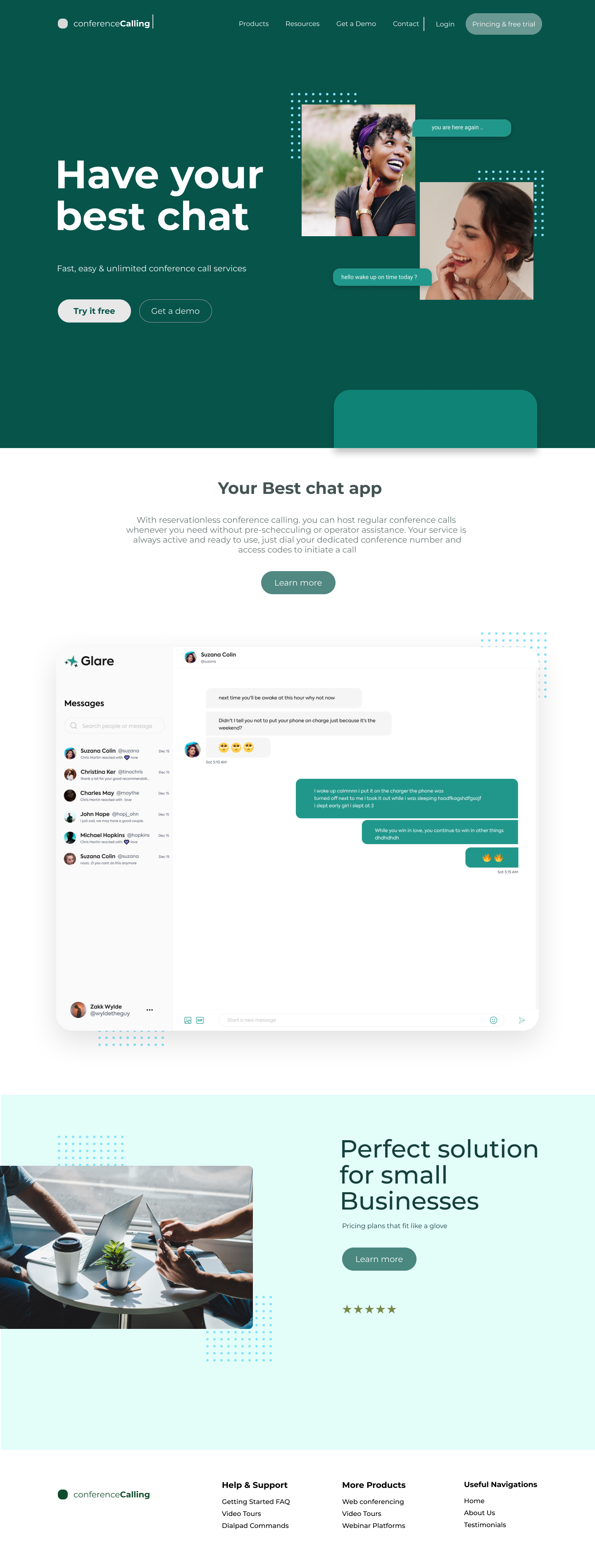 Example of Web Landing Page Design And Development