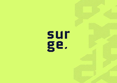 Surge Logo branding electric letters logo power s typography