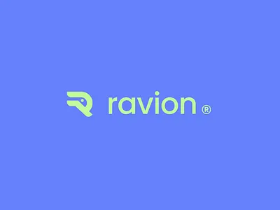 ravion Logo bird branding letter logo r raven ravion typography
