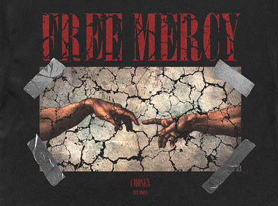 Free Mercy T-shirt design graphic design t shirt design