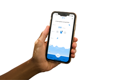 Water Intake Tracker design health health app hydration mobile aplication ui ux water intake
