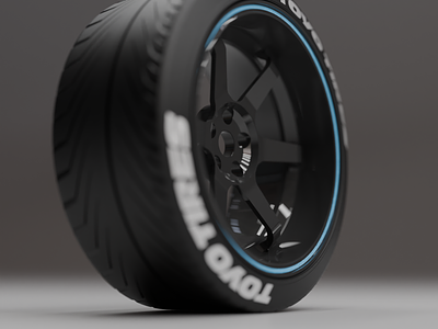 TE37 3d 3d modelling blender car design product design render te37 wheel wheels