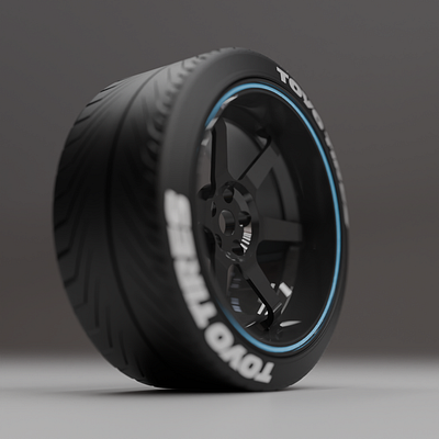 TE37 [Blender] 3d 3d modelling blender car design product design render te37 wheel wheels