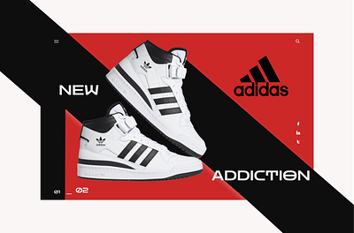 Adidas | Wow effect design branding ui