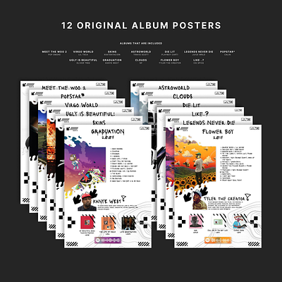 Album posters album album cover album poster artists design graphic design poster room decor songs