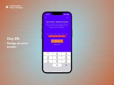 Day 28: Design an error screen daily ui challenge dailyui design design an error screen error screen error screen design error screen mobile error screen page error screen ui error screen ui design hype4academy mobile design mobile ui ui ux