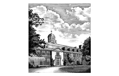 The Architectural Collection rendered by Steven Noble architecture artwork branding buildings design engraving etching illustration ink landscapes line art scratchboard steven noble woodcut