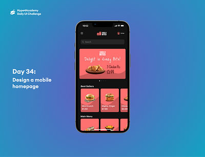 Day 34: Design a mobile homepage daily ui challenge dailyui design a mobile homepage homepage homepage design homepage mobile homepage ui design hype4academy mobile design mobile home page mobile homepage design mobile homepage ui mobile ui ui ux