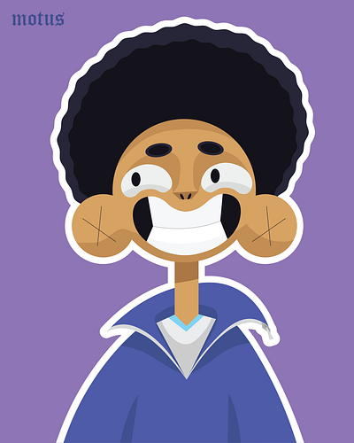 Afro character design design illustration vector