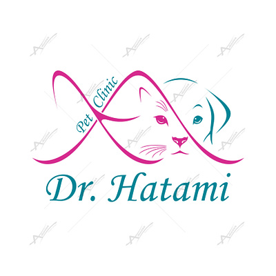 Dr.Hatami Pet Clinic branding design graphic design logo