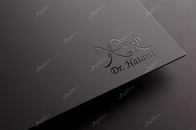 Dr hatami Pet Clinic branding graphic design logo