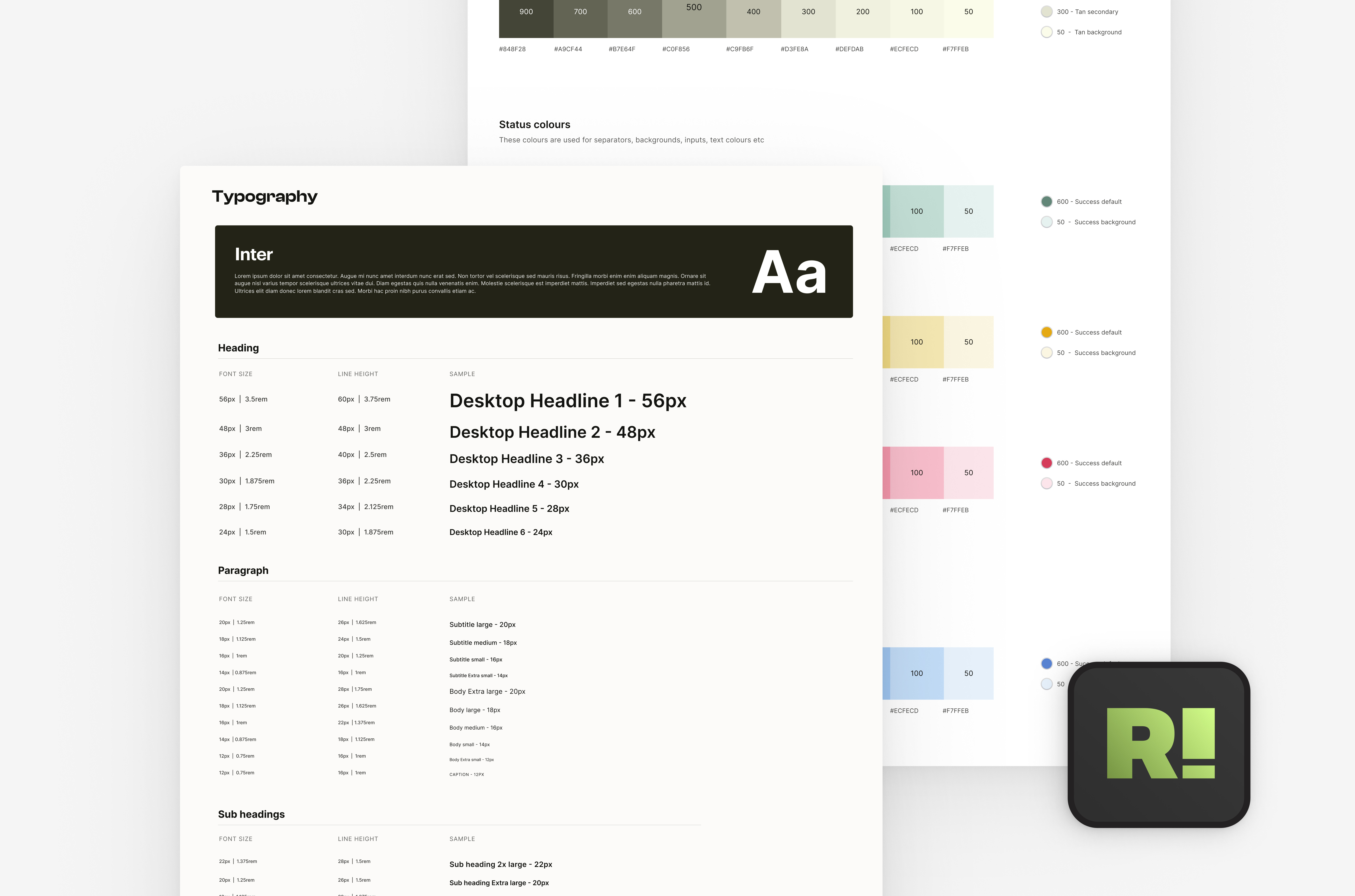 The R! design system design ui uidesign uidesigner uiux ux