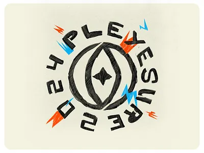 New Year 2024 🎉 branding design graphic design illustration logo