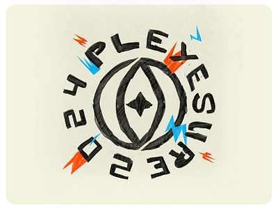 New Year 2024 🎉 branding design graphic design illustration logo