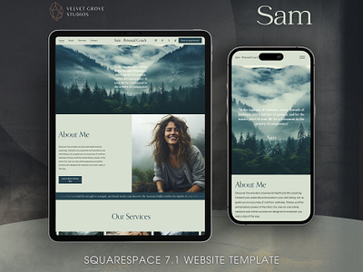 Squarespace 7.1 template, Coaching Website Template build a website website template