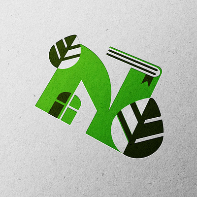 Creative Logo Design book logo branding creative logo design graphic design green logo house illustration logo tree logo typography ui ux vector web design