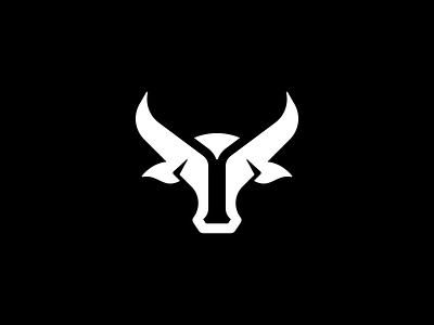 Elegant Bull Head Logo animal branding bull design elegant finance hoead horn icon iconic law logo logo design logodesign minimal minimalist logo modern strong