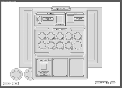 Online Card Game UI Studies and Wireframe Recreations. card game design gaming home page low fidelity study ui wireframe wireframing