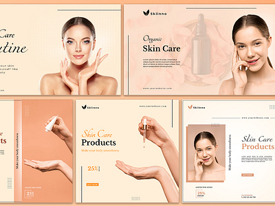 Fashion social media post or Instagram post template design ads advertising banner beauty carousel fashionsocialmediapost header instagrampost natural organic products promotional skin care smooth smoothness socialmediapost soft story trending