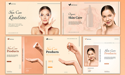 Fashion social media post or Instagram post template design ads advertising banner beauty carousel fashionsocialmediapost header instagrampost natural organic products promotional skin care smooth smoothness socialmediapost soft story trending