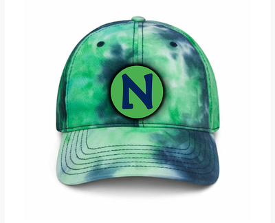 Baseball hats Neon campaign 3d branding graphic design logo