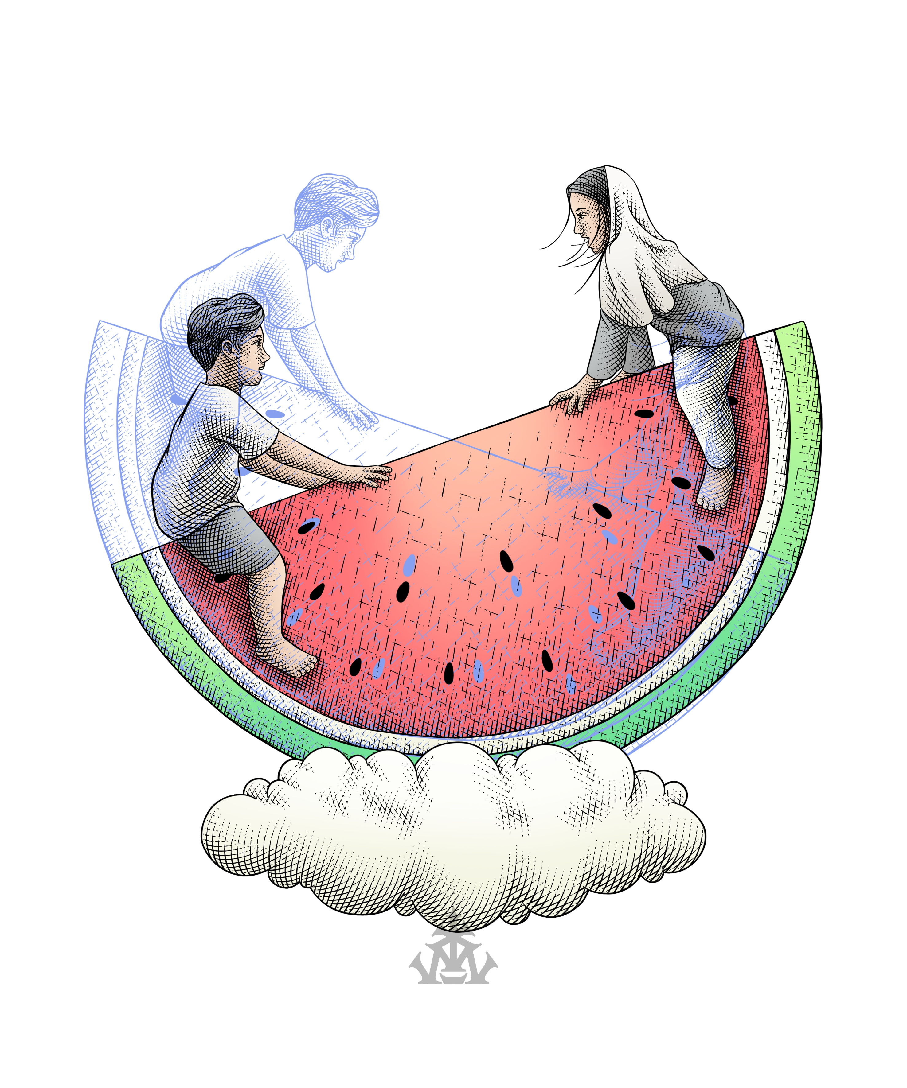 On the Verge of Going to ....... artwork book illustration engraving etching fine art graphic design illustration intaglio kids money engraving palestine peace retro vintage