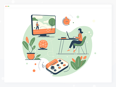 Remote Worker Ilustrations digital distributed flexible freelance home based independent location free nomadic offsite remote remote based remote job remote only telecommuter telecommuting telework teleworker teleworking virtual work from home