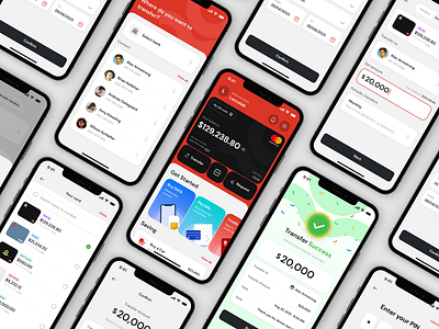 Banking app - Periodic money transfer app banking card crypto date mobile payment time tranfer ui ux