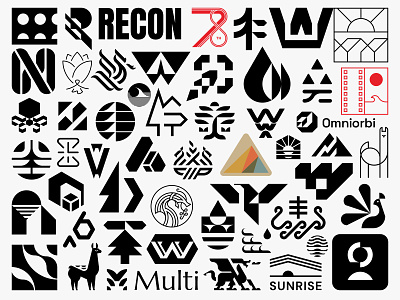 2023 Logos abstract animal branding digital dragon flower geometric house icon logo modern monogram nature simple tree