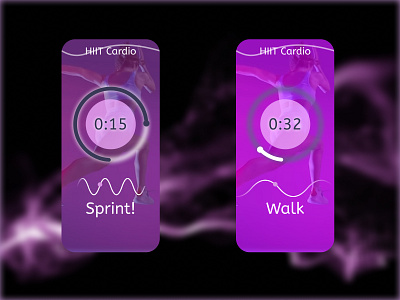 Daily UI Challenge #041 Workout / Exercise 3d 41 adobe animation branding challenge 41 daily 100 daily ui exercise figma graphic design illustrator interface logo motion graphics purple simple ui ux workout