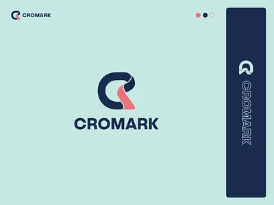 Cromark Letter logo bold branding cr cr letter logo graphic design iconic identity logo logo designer mark minimal logo simple unique